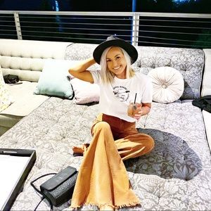 Free People Flare Corduroys